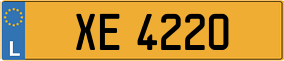 Truck License Plate